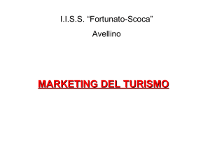marketing turistico - Istituto D`Istruzione Secondaria Superiore