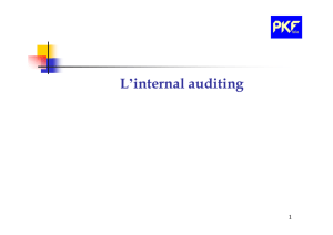 L`internal auditing
