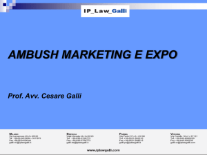 Ambush marketing ed Expo