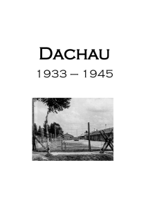 Storia del campo di Dachau