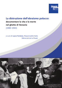 Il ghetto di Varsavia - Insegnare la Shoah