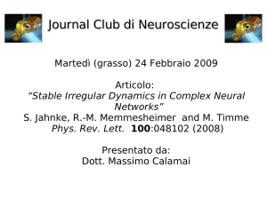 Journal Club di Neuroscienze