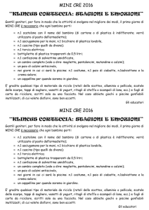 materiale mini cre 2016 - Comune di Fornovo San Giovanni