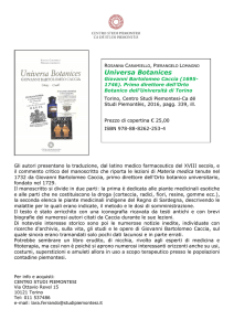 Universa Botanices - Centro Studi Piemontesi