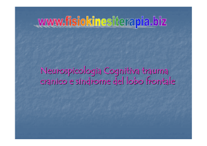 Neurospicologia Cognitiva trauma cranico e