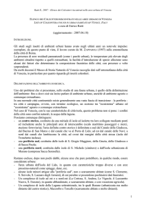 elenco dei coleotteri riscontrati nelle aree urbane di venezia