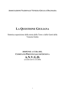 Questione Giuliana - IPSIS Gaslini