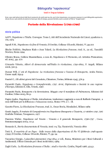 Bibliografia - Associazione Napoleonica d`Italia