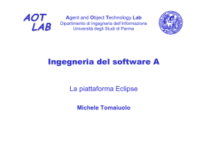 La piattaforma Eclipse - Università degli Studi di Parma