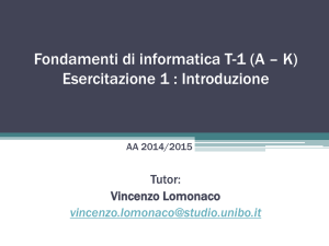 Fondamenti di informatica T