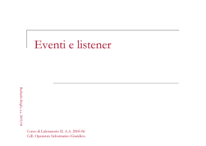 Eventi e listener