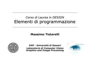 Programma - ABCD - Università di Sassari