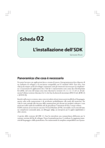 Scheda 02 L`installazione dell`SDK