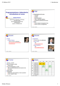 qui - Dipartimento di Matematica e Informatica