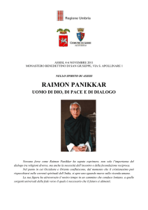 Raimon Panikkar: uomo di