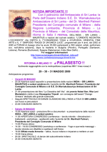 Presentazione evento - Confederazione Ufficiale Italiana Di Yoga