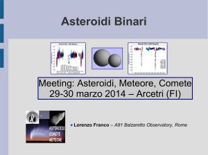 Asteroidi Binari