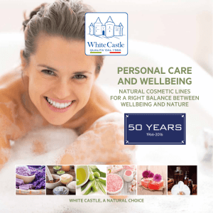 personal care and wellbeing