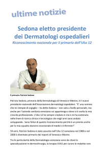 Sedona eletto presidente dei Dermatologi ospedalieri