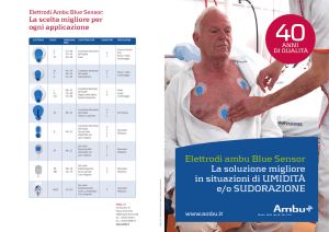 Elettrodi ambu Blue Sensor La soluzione migliore in situazioni di