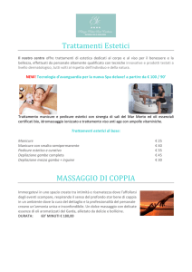 Trattamenti Estetici MASSAGGIO DI COPPIA