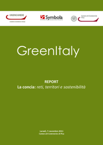 Rapporto sulla concia.Green Italy 2011