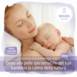 Scarica il catalogo Linea Baby Derma Malva