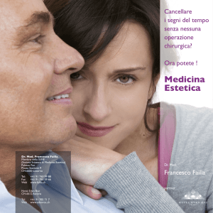 Brochure Medicia Estetica di Francesco Failla