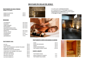 BROCHURE SPA RELAIS DEL BORGO