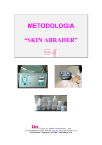 METODOLOGIA “SKIN ABRADER”