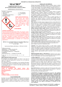 Etichetta del 05/01/2016 - Prodotti fitosanitari