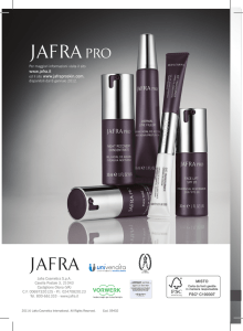 www.jafra.it ed il sito www.jafraproskin.com.