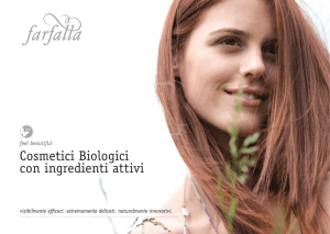 Cosmetici Biologici con ingredienti attivi