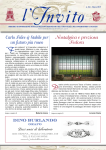 "L`Invito" marzo 2015 662 Kb - Associazione Amici del Carlo Felice e