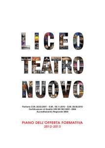 POF 2012- 2013 - Rete Licei Musicali e Coreutici Italiani