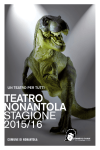 un teatro per tutti - Comune di Nonantola