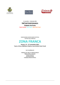 ZONA FRANCA 2011 programma