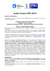 Bando Ischia Teatro Off 2015