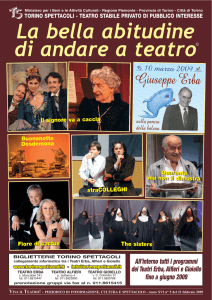 La bella abitudine di andare a teatro