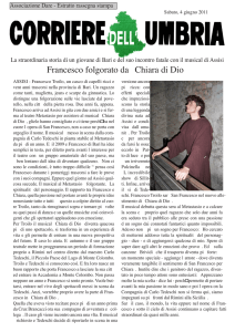 Corriere dell`Umbria del 4 giugno 2011