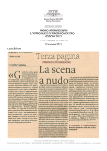 Rassegna stampa solo Premio 2013 - Les Amis d`Al