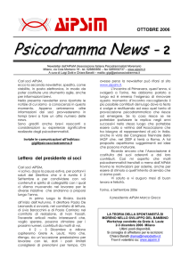 Ottobre 2006 - 2 - Psicodramma News