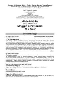 Maggio all`infanzia - Costellazione Apulia