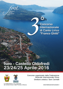 concorso internazionale lirico città di iseo