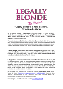 “Legally Blonde”: in Italia è ancora... Rivincita delle bionde