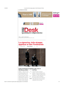 La signorina Julia strap...an Ferdinando | Il Desk