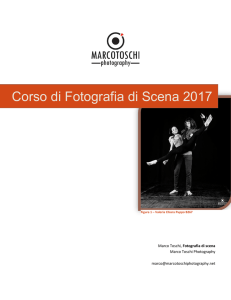 Corso di Fotografia di Scena 2017