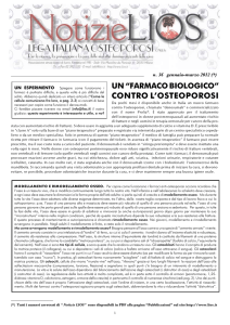 Notizie LIOS n. 36 - Lega Italiana Osteoporosi