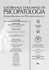MARzO 2009 - Journal of Psychopathology