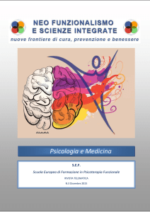 Scarica la rivista - S.E.F. Scuola Europea di Psicoterapia Funzionale